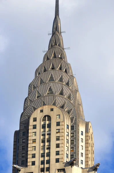 美国纽约10月27日 2013年10月27日 纽约克莱斯勒大楼的立面在1931年被帝国大厦超越之前 是世界上最高的建筑 — 图库照片