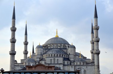 İstanbul 4 Ekim: Sultan Ahmed Camii, Ekim 04, 2013, İstanbul, Türkiye. Sultan Ahmed Camii (Mavi Cami) İstanbul 'un en popüler turizm beldeleri üzerine. 