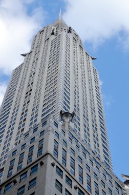 NEW YORK ABD 27 Ekim 2013 'te New York' ta Chrysler binası cephesi, 1931 'de Empire State Binası tarafından geçilmeden önce dünyanın en yüksek binasıydı.. 