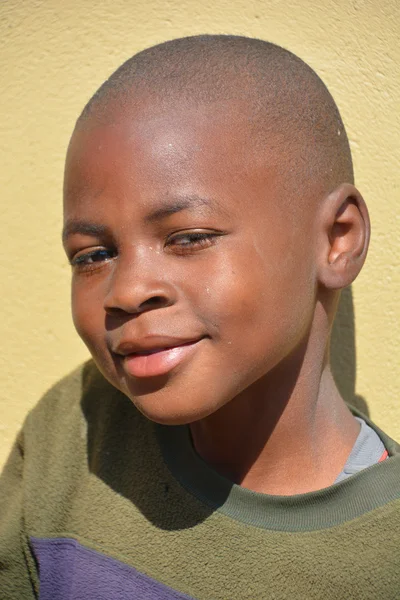 Swakopmund Namibia Octubre 2014 Niño Identificado Tribu Himba Que Vive —  Fotos de Stock