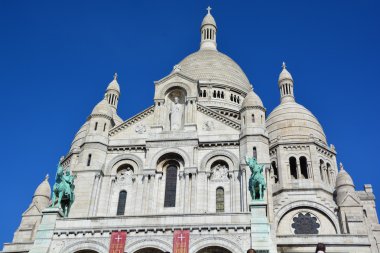 Paris Fransa 17 Ekim: Paris 'in Kutsal Kalbi Bazilikası, 17 Ekim 2014' te Paris 'te İsa' nın Kutsal Kalbi 'ne adanmış bir Roma Katolik kilisesi ve küçük bazilikasıdır. 