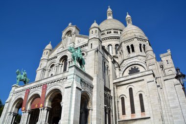 Paris Fransa 17 Ekim: Paris 'in Kutsal Kalbi Bazilikası, 17 Ekim 2014' te Paris 'te İsa' nın Kutsal Kalbi 'ne adanmış bir Roma Katolik kilisesi ve küçük bazilikasıdır. 