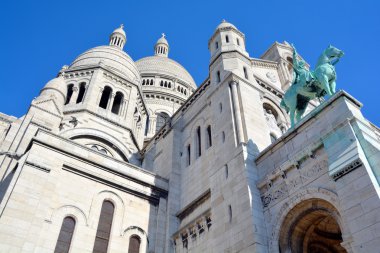 Paris Fransa 17 Ekim: Paris 'in Kutsal Kalbi Bazilikası, 17 Ekim 2014' te Paris 'te İsa' nın Kutsal Kalbi 'ne adanmış bir Roma Katolik kilisesi ve küçük bazilikasıdır. 