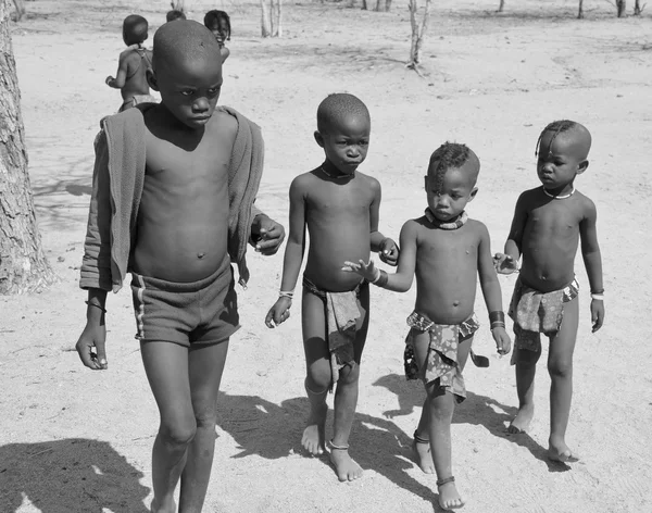 Khorixas Namibia October 2014 Undentified Child Himba Trip Хімба Корінні — стокове фото