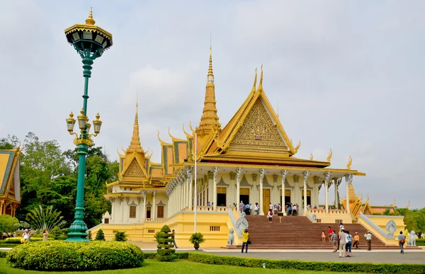 Phnom Penh Cambodia Marzo Palazzo Reale Complesso Edifici Che Funge — Foto Stock