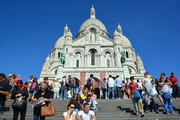 Paris France Oct Basilica Sacred Heart Paris Roman Catholic Church — Stock Photo, Image