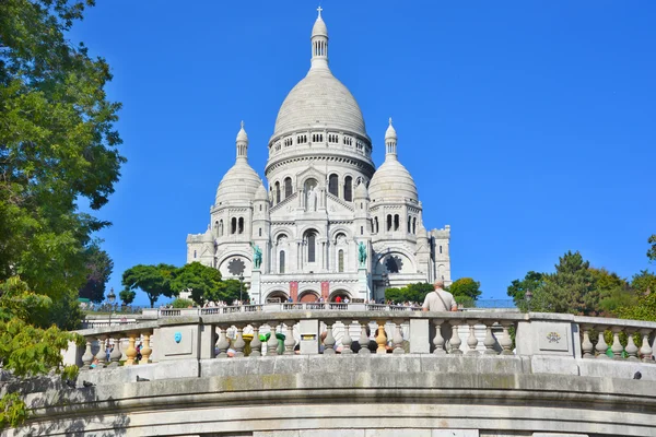Париж Франция Октября Святое Сердце Парижа Римско Католическая Церковь Малая — стоковое фото