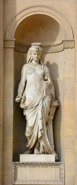 Paris Frankrike Juli 2014 Utsikt Över Louvren Louvren Museet Ett — Stockfoto
