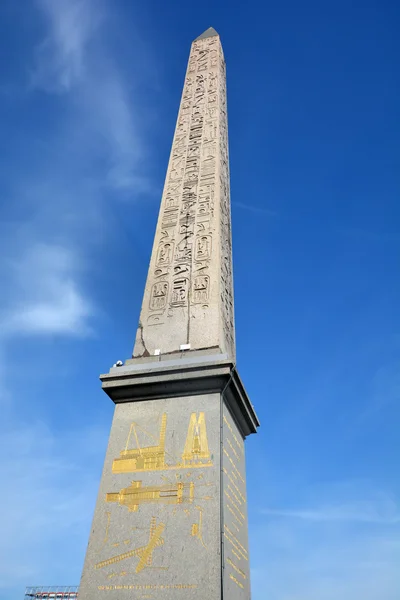 Paris Frankrike Oktober Luxor Obelisk Egyptisk Obelisk Som Står Centrum — Stockfoto