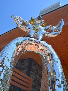 CHARLOTTE NORTH CAROLINA JUNE 22 2916: The Bechtler Museum of Modern Art with 