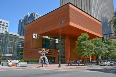 CHARLOTTE NORTH CAROLINA JUNE 22 2916: The Bechtler Museum of Modern Art in Charlotte, North Carolina is a museum space dedicated to the exhibition of mid-20th-century modern art