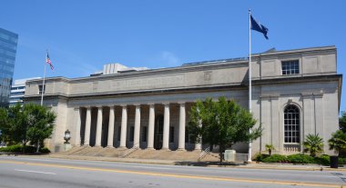 COLUMBIA SOUTH CAROLINA JUNE 24 2016: In 1971, the old Columbia Post Office, which had been purchased by the State in 1966, was reopened as the Supreme Court Building.