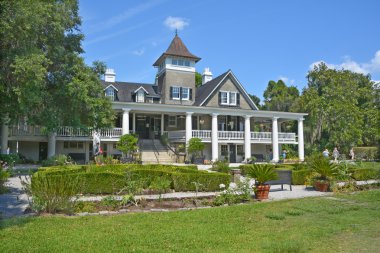 CHARLESTON SC USA 06 25 2016: Magnolia Plantation and Gardens is a historic house with gardens It is one of the oldest plantations in the South, and listed on the National Register of Historic Places.