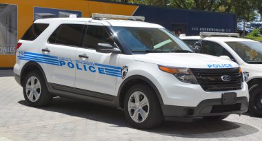 Charlotte North Carolina 20 Haziran 2016: Charlotte-Mecklenburg Polis Departmanı Washington D.C. ile Atlanta, Georgia arasındaki en büyük polis departmanıdır.. 