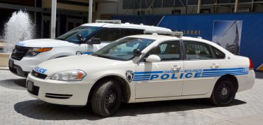 Charlotte North Carolina 20 Haziran 2016: Charlotte-Mecklenburg Polis Departmanı Washington D.C. ile Atlanta, Georgia arasındaki en büyük polis departmanıdır.. 