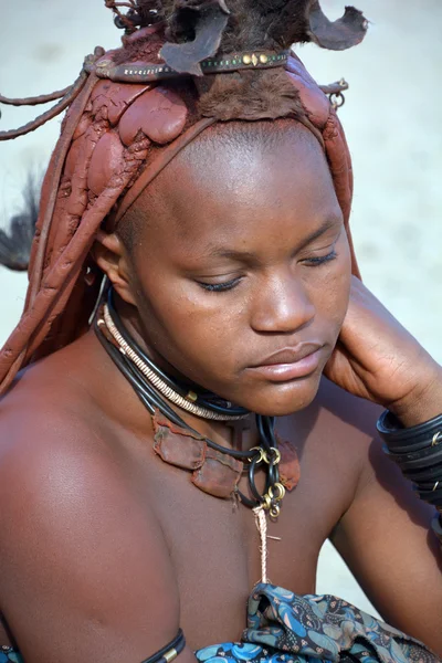 Σβακοπμούντ Οκτωβρίου 2014 Αγνώστων Στοιχείων Γυναίκα Από Himba Φυλή Himba — Φωτογραφία Αρχείου