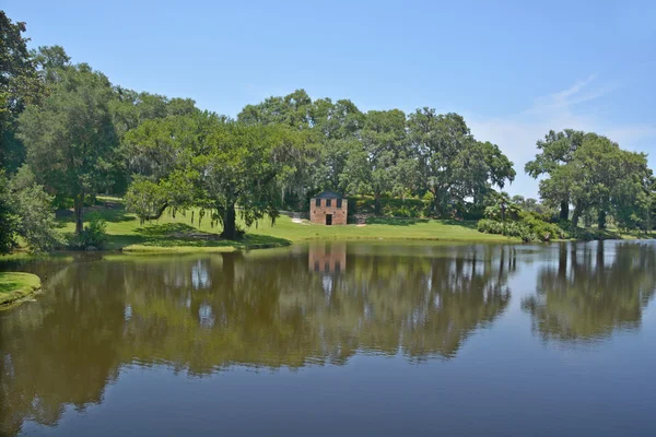 Charleston Usa 2016 Springhouse Chapel Middleton Place Плантація Окрузі Дорчестер — стокове фото