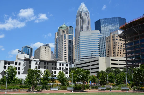 Charlotte North Carolina Czerwca 2916 Bank America Corporate Center Building — Zdjęcie stockowe