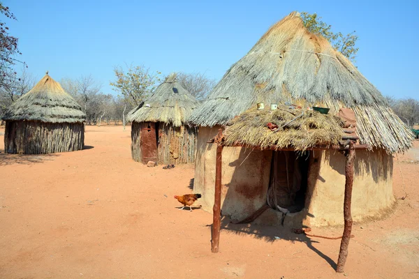 Casas Tradicionais Deserto Namíbia — Fotografia de Stock