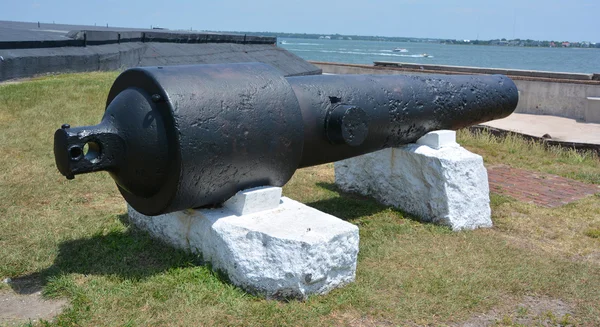 Charleston 2016 Canon Fort Sumter Sea Fort Charleston Notable Battles — Stock Photo, Image