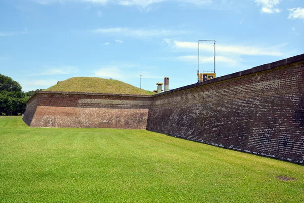 Charleston Usa June 2016 Fort Moultrie Fortifications Sullivan Island Built — Stock Photo, Image