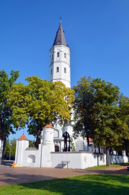 SIAULIAI LITHUANIA SEPTEMBER 19 2015: The siauliai Cathedral Saint Apostles  Peter and Paul is one of the most visited by pilgrims prayer house in Lithuania