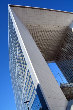 Paris Fransa 19 Ekim: Paris 'in La Defence iş bölgesinde Büyük Kemer. 19 Ekim 2014, Fransa.