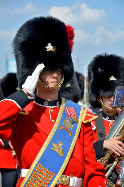 Montreal Canada Set Sfilata Soldato Del Royal 22Nd Regiment Colloquialmente — Foto Stock