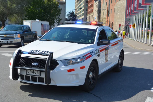 MONTREAL CANADA SEPT 02: Car of the Canadian Forces Military Police (CFMP) contribute to the effectiveness and readiness of the Canadian Forces sept. 02 2014 in Montreal Quebec Canada