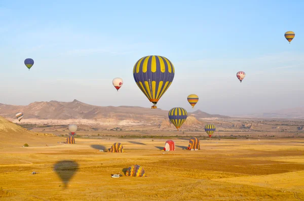 Goreme Türkei Oktober Der Heißluftballonflug Über Kappadokien Ist Weltweit Als — Stockfoto