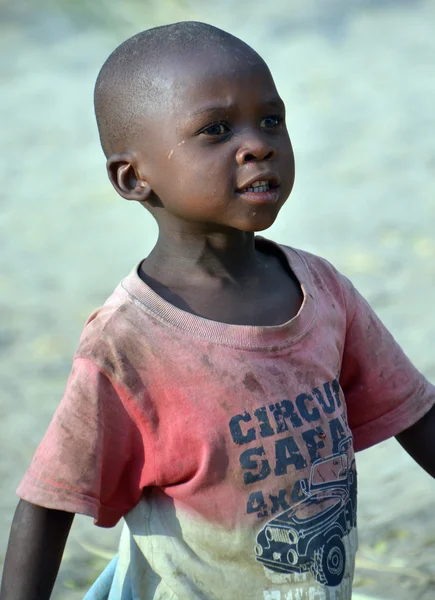 Bangani Namibie Ottobre Bambino Non Identificato Che Vive Bangani Ottobre — Foto Stock