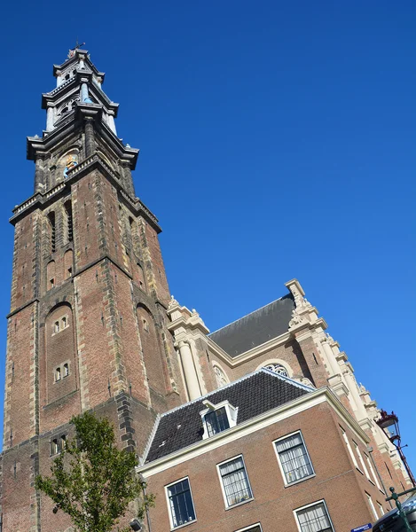 Amsterdam Niederland 2015 Die Größte Kirche Amsterdam Erbaut 1619 1631 — Stockfoto