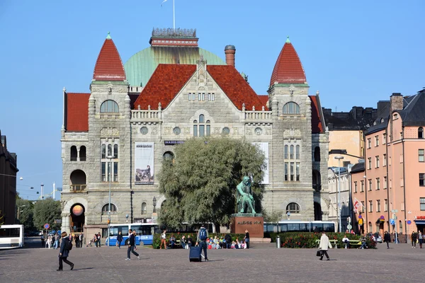 Helsinki Finlandia 2015 Fiński Teatr Narodowy Założony 1872 Roku Pori — Zdjęcie stockowe