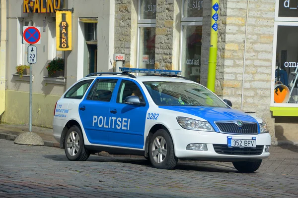 Tallinn Estonia September 2015 Tallinn City Municipal Police Politsei Department — Stock Photo, Image