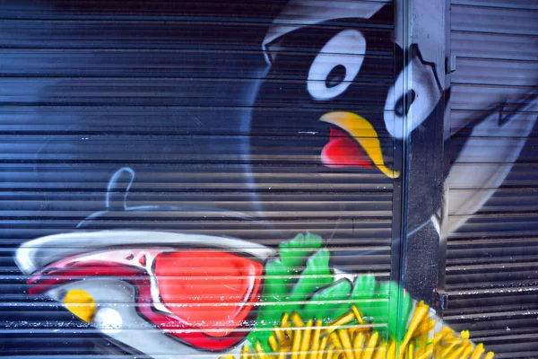 Paris France October Street Art Calimero Paris France October 2014 — Stock Photo, Image