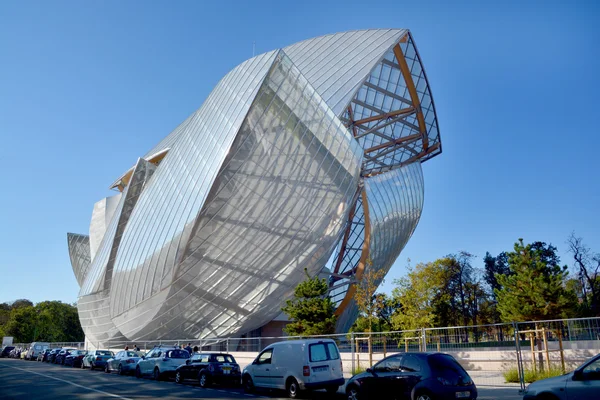 París Francia Octubre Edificio Fundación Louis Vuitton Comenzó 2006 Museo — Foto de Stock