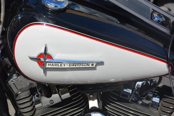 Harley Davidson Motocicleta Perto — Fotografia de Stock