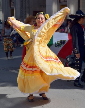 Montreal, Quebec, Kanada - 01 Ağustos 2015: Sokak dansı festivali