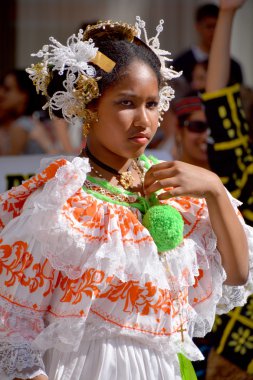 Montreal, Quebec, Kanada - 01 Ağustos 2015: Sokak dansı festivali