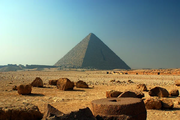 Grande Piramide Giza Conosciuta Anche Come Piramide Cheope Piramide Cheope — Foto Stock