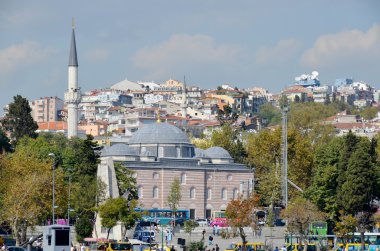 İSTANBUL TURKEY 29 Eylül: İstanbul, Türkiye 'nin Galata Karaköy mahallesi ve tarihi mimari ve ortaçağ Galerisi. 29 Eylül 2013' te İstanbul 'da Türkiye' de