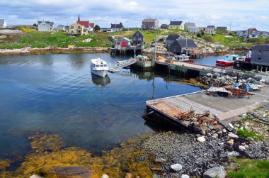 Peggy 's Cove Nova Scotia 6 Haziran: Peggy' s Cove 'daki tipik balıkçı köyü, 6 Haziran 2014 tarihinde Nova Scotia' da St. Margarets Körfezi 'nin doğu kıyısında yer alan küçük bir kırsal bölge..