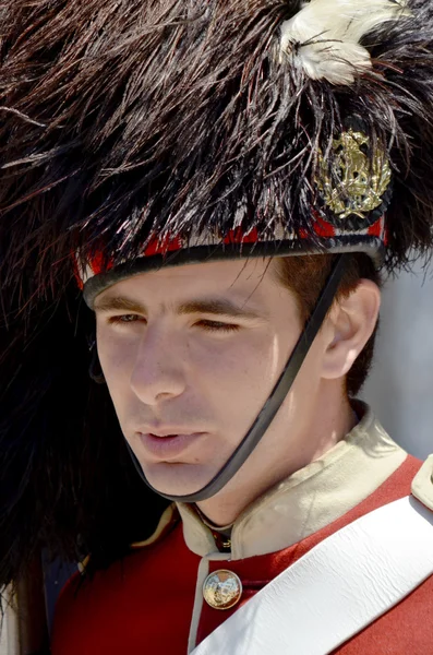 Halifax Nova Scotia Juni Kanadischer Soldat Zitadelle Hill Fort George — Stockfoto