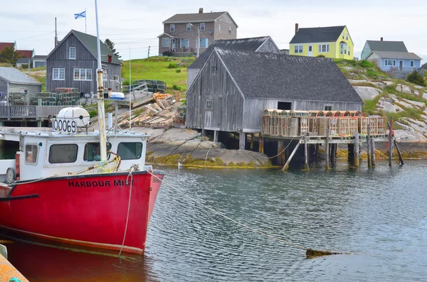 Peggy Cove Nova Scotia Junio Casas Típicas Pescadores Peggy Cove — Foto de Stock