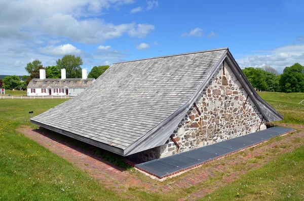 Anapolis Royal Nova Scotia May Powder Magazine Fort Anne Typical — Stock Photo, Image