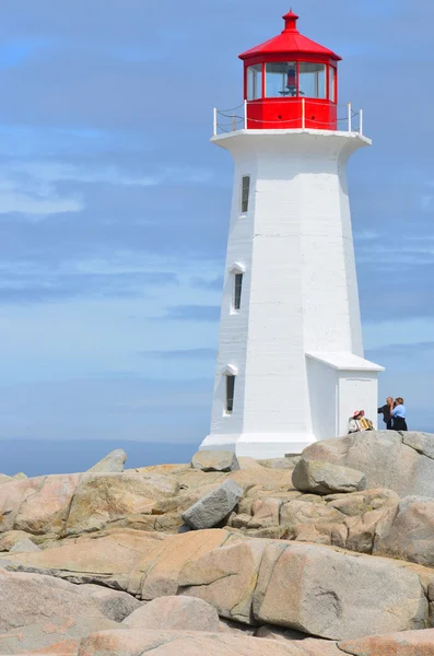 Peggy 's Cove Nova Scotia 6 Haziran: Peggy' s Cove deniz feneri, 6 Haziran 2014 tarihinde St. Margarets Körfezi 'nin doğu kıyısında yer alan küçük bir kırsal bölge..