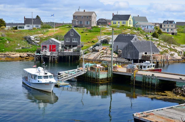 Peggy Cove Nova Scotia Juni Typisch Vissersdorp Peggy Cove Een — Stockfoto