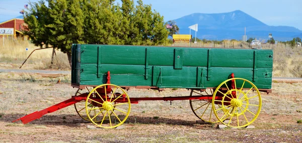 Oude Roestige Wagen Het Platteland — Stockfoto