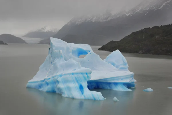 Gelo Azul Água Mar — Fotografia de Stock