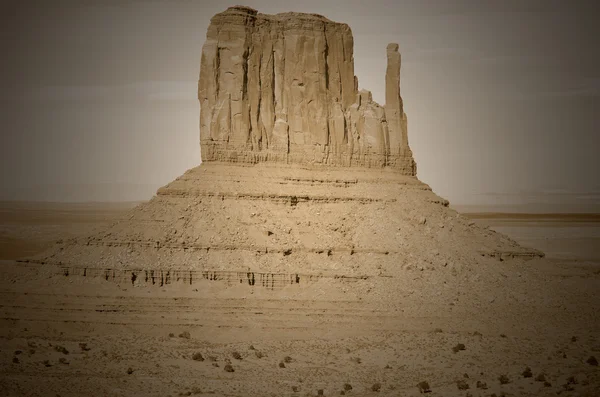 Monument Valley Region Colorado Plateau Characterized Cluster Vast Sandstone Buttes — Stock Photo, Image